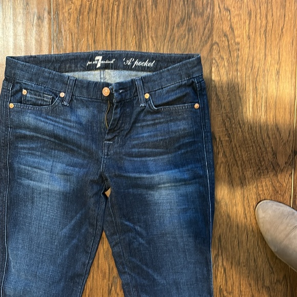 Ladies jeans7 for all mankind 29 inches in the waist - Picture 3 of 6